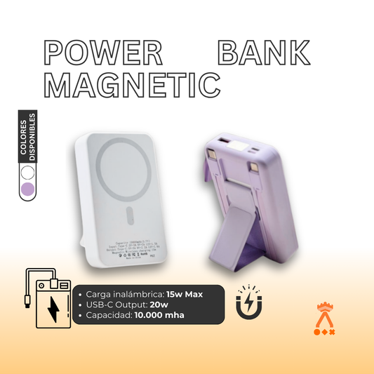 POWER BANK MAGNETIC CON SOPORTE